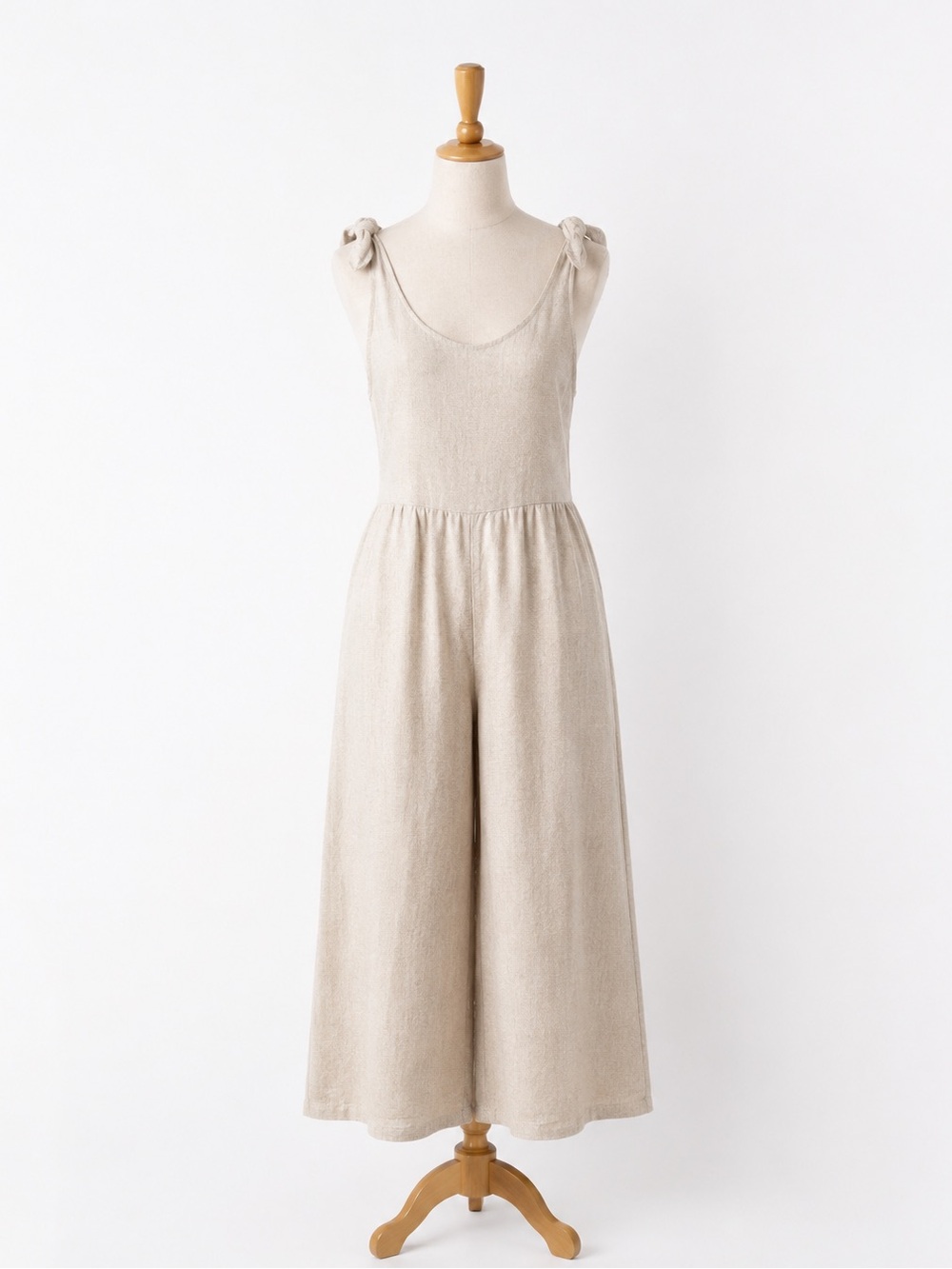 Cropped Linen Jumpsuit-NWOT